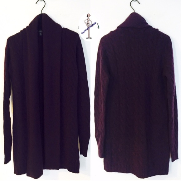 RLBL Cashmere Cable Knit Cardigan - Picture 6 of 12